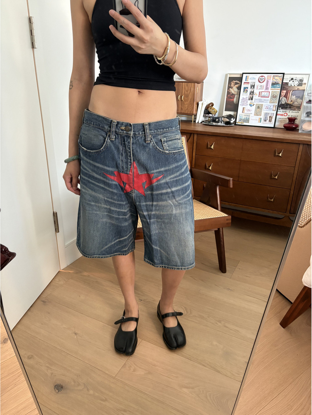Vintage Bape Star Denim Jorts